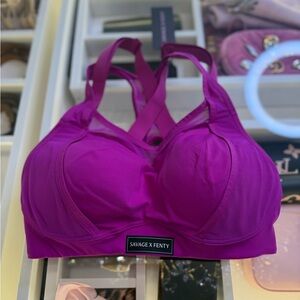 Savage X Fenty Vibrant Magenta Bra